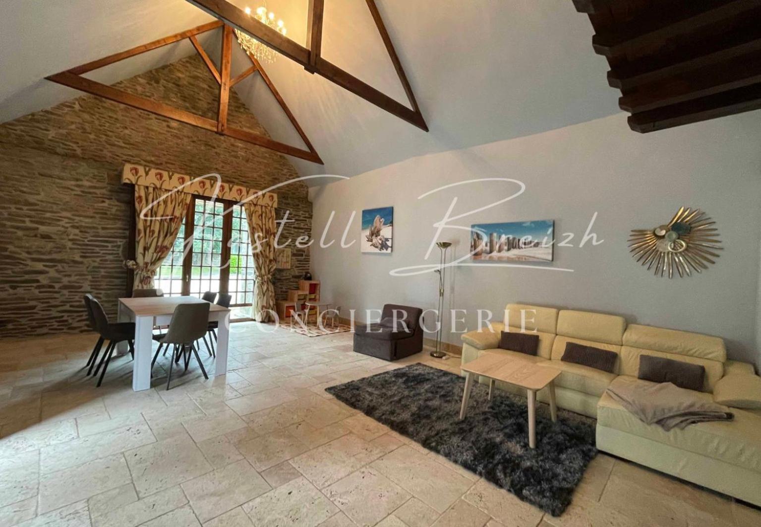 La Longere Du Manoir Villa Laniscat ภายนอก รูปภาพ
