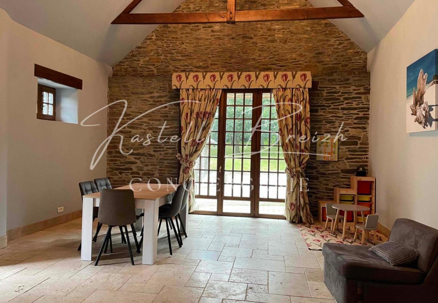 La Longere Du Manoir Villa Laniscat ภายนอก รูปภาพ