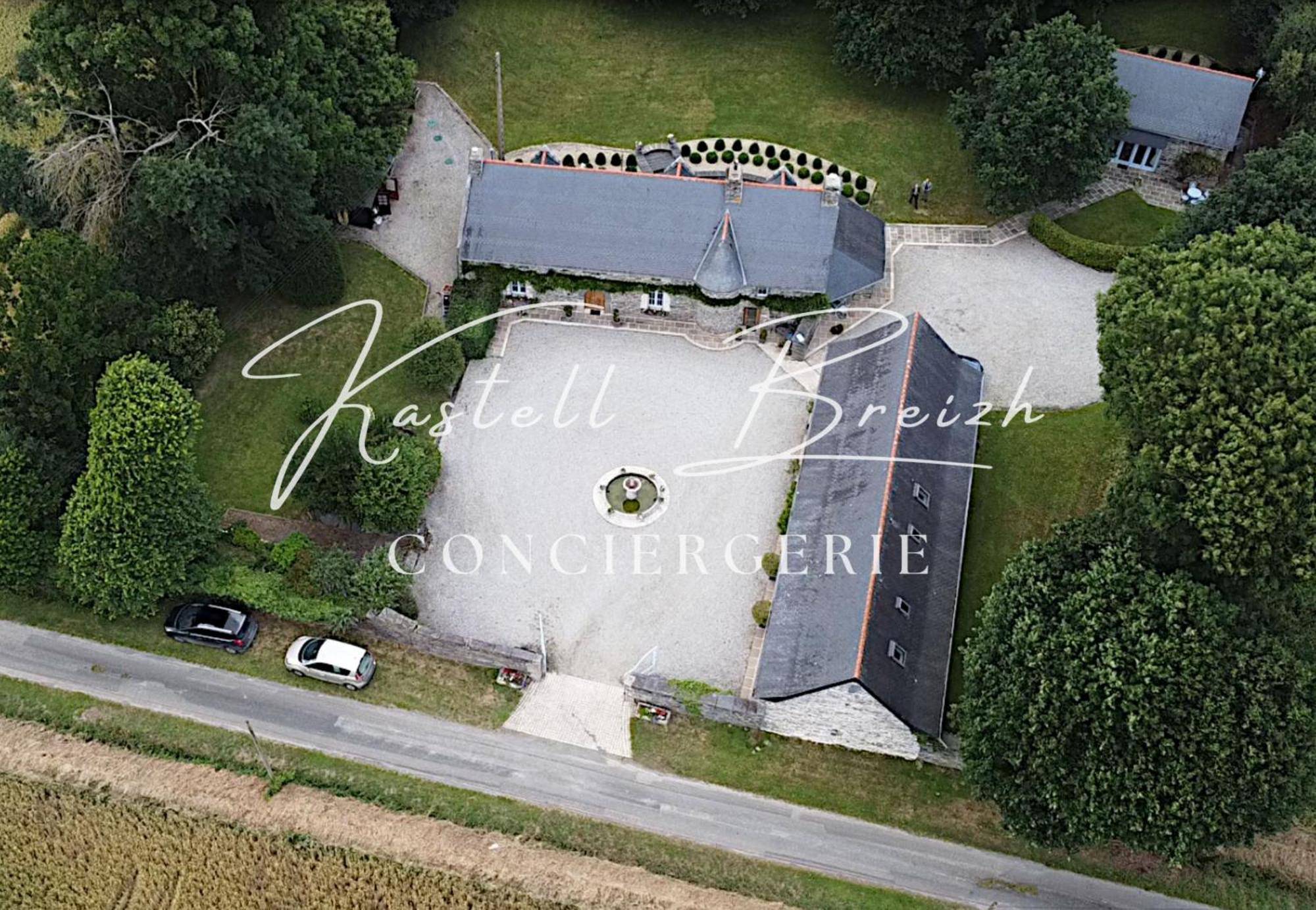 La Longere Du Manoir Villa Laniscat ภายนอก รูปภาพ
